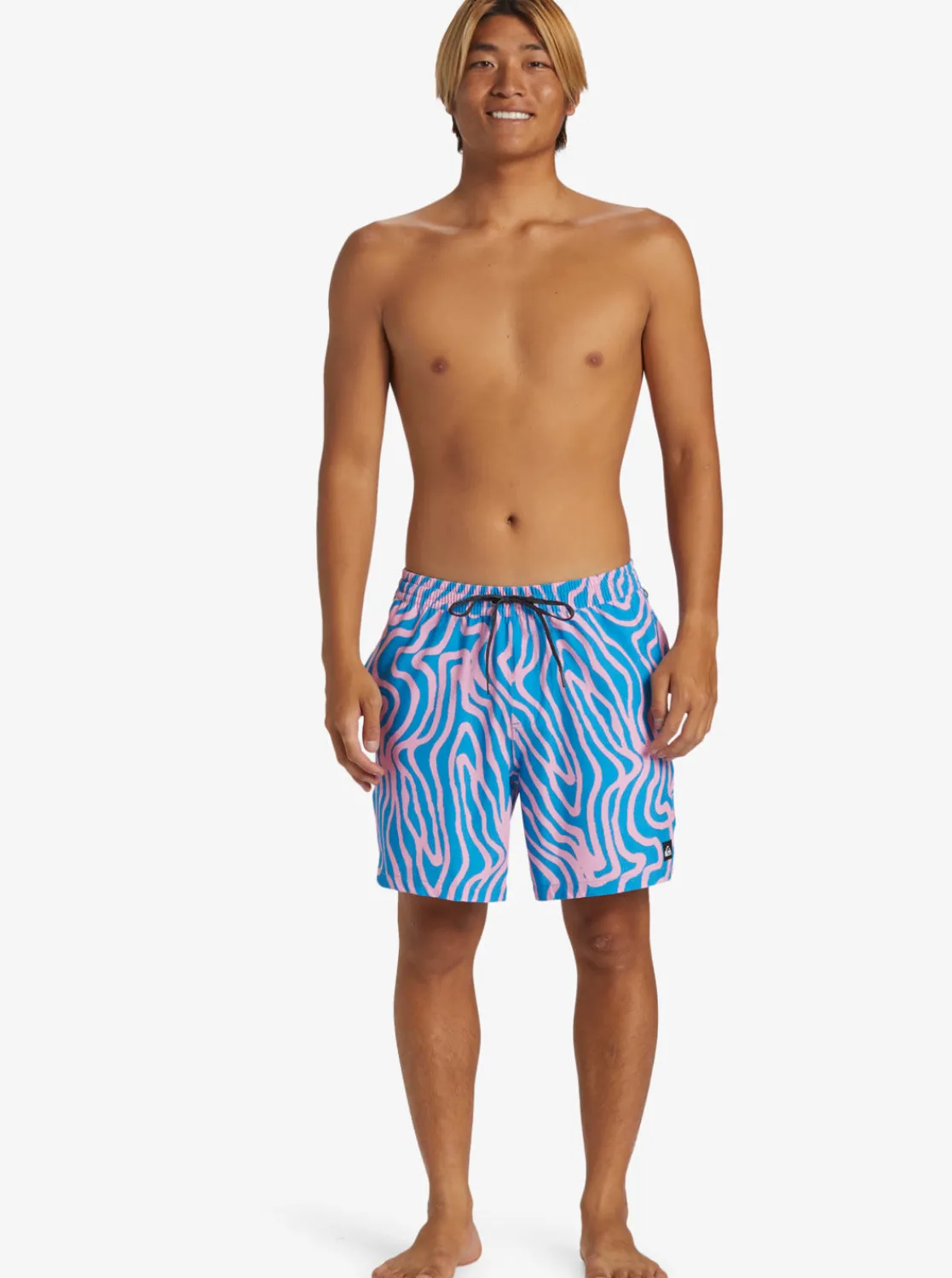 Quiksilver Boardshorts | Boardshorts>Surfsilk Mix 17" Swim Trunks PRISMPINK