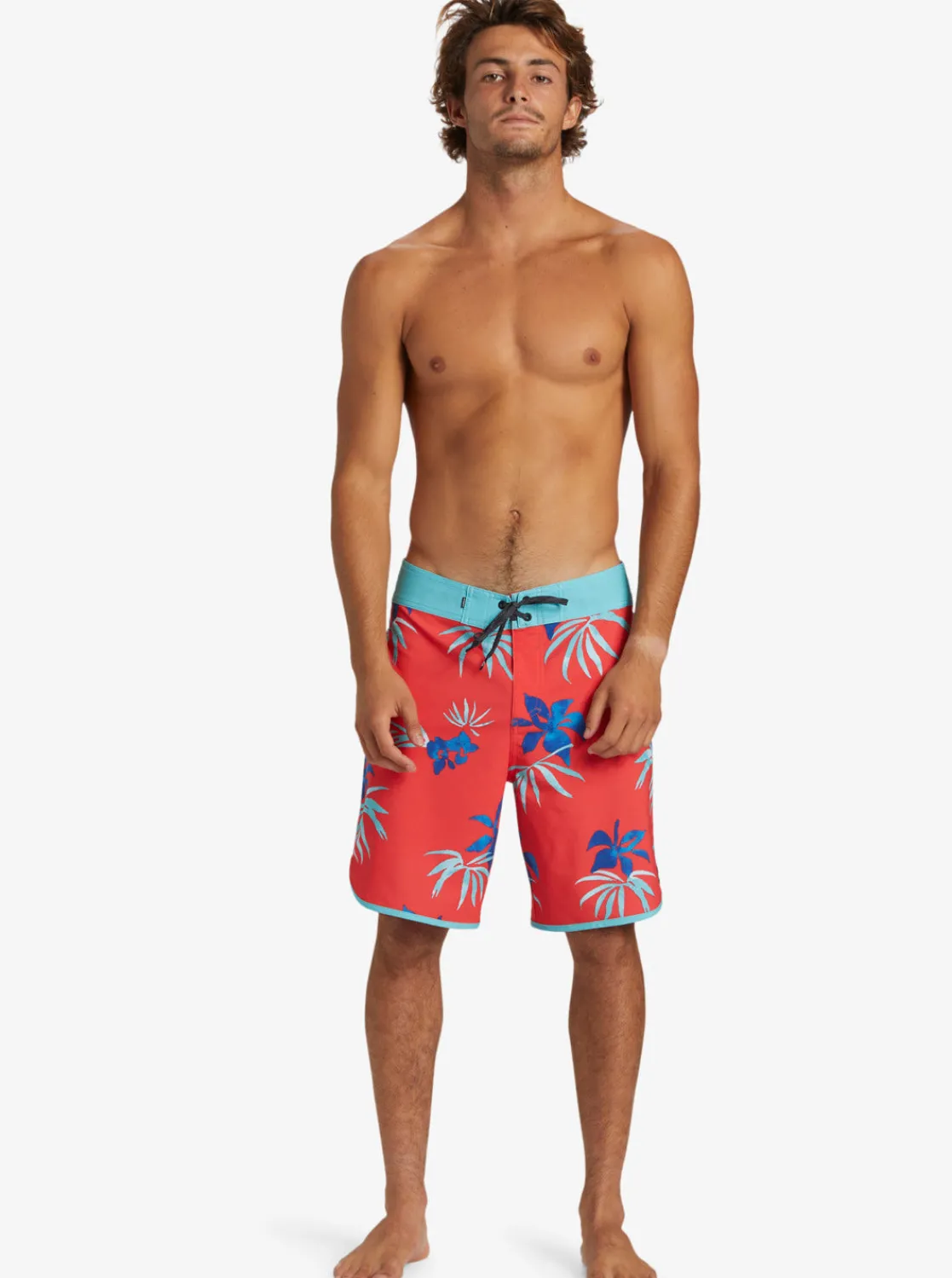 Quiksilver Boardshorts | Boardshorts>Surfsilk Scallop 19" Boardshorts CAYENNE