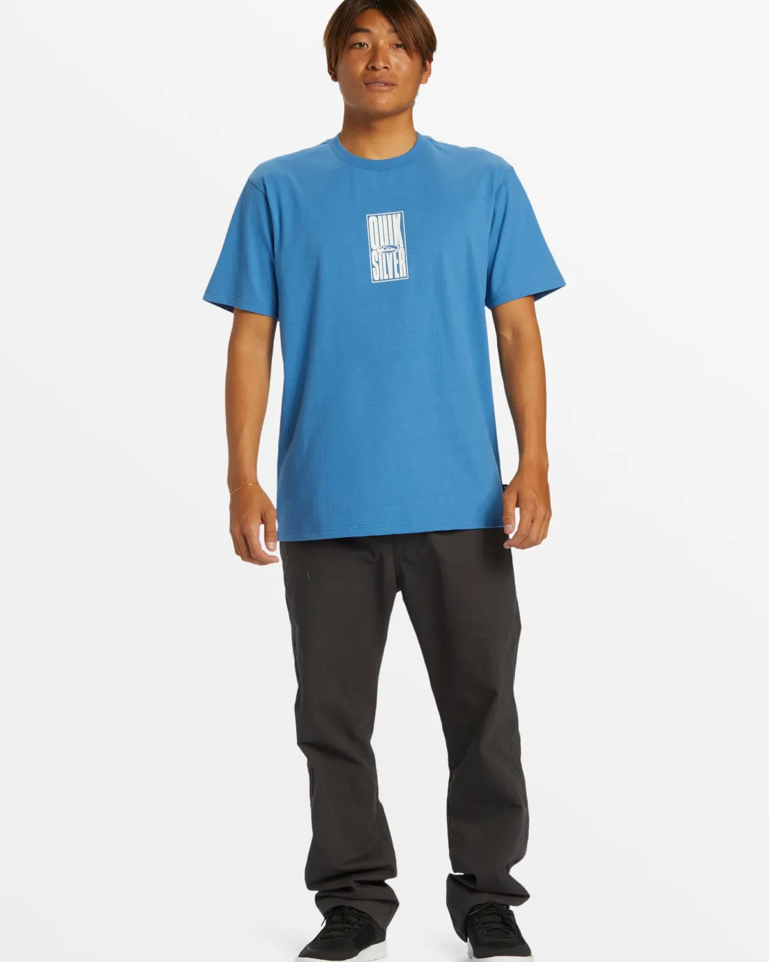 Quiksilver Tees>Tall Stack Oversized T-Shirt - STARSAPPHIRE