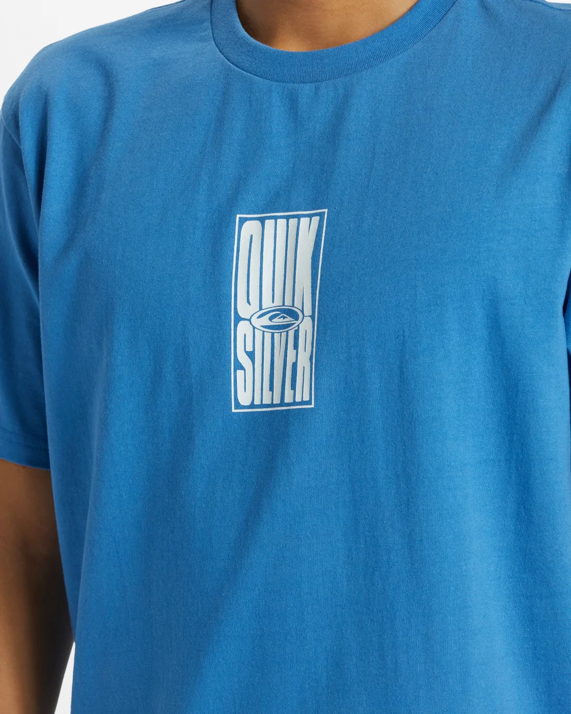Quiksilver Tees>Tall Stack Oversized T-Shirt - STARSAPPHIRE