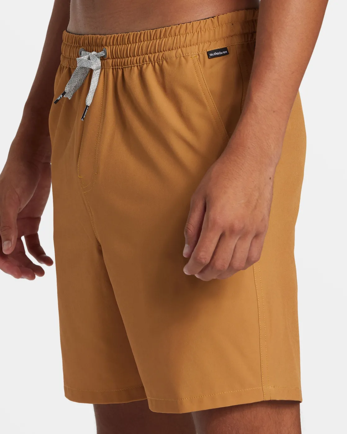 Quiksilver Shorts & Amphibians | Under $100>Taxer Amphibian 18" Hybrid Shorts BONEBROWN