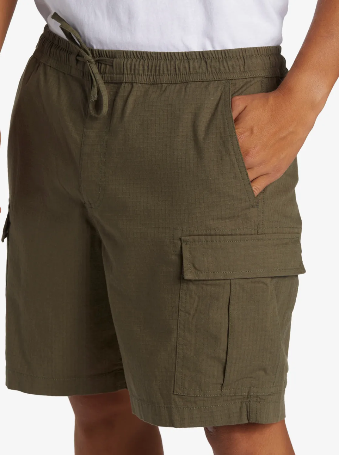 Quiksilver Shorts & Amphibians>Taxer Cargo Shorts GRAPELEAF