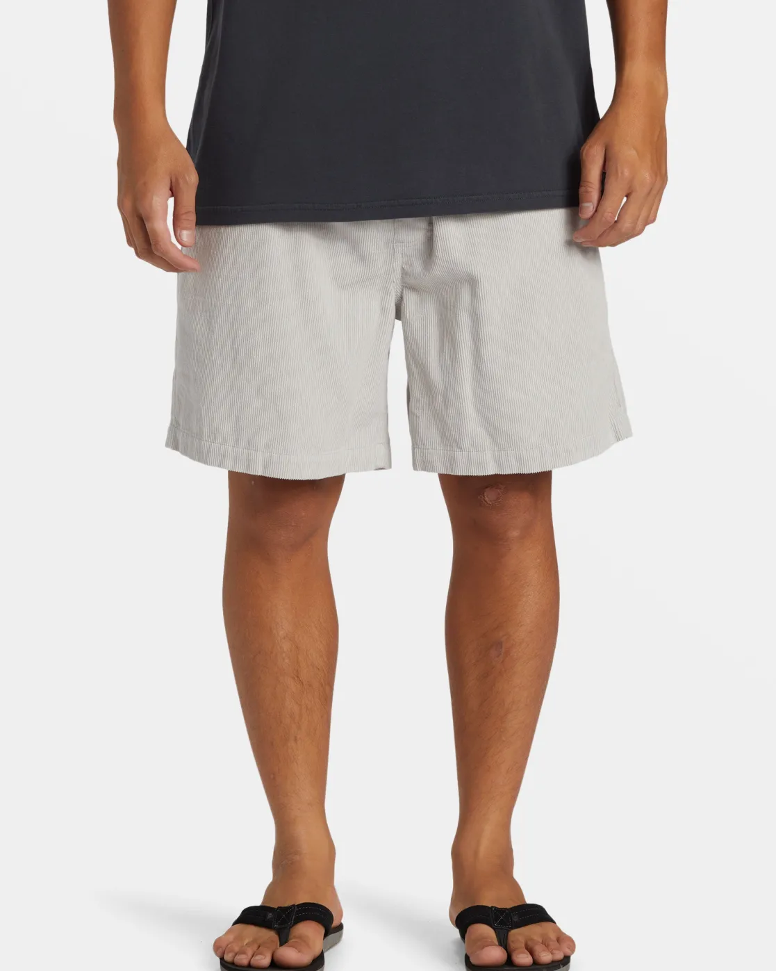 Quiksilver Shorts & Amphibians>Taxer Corduroy Shorts - GRAYVIOLET