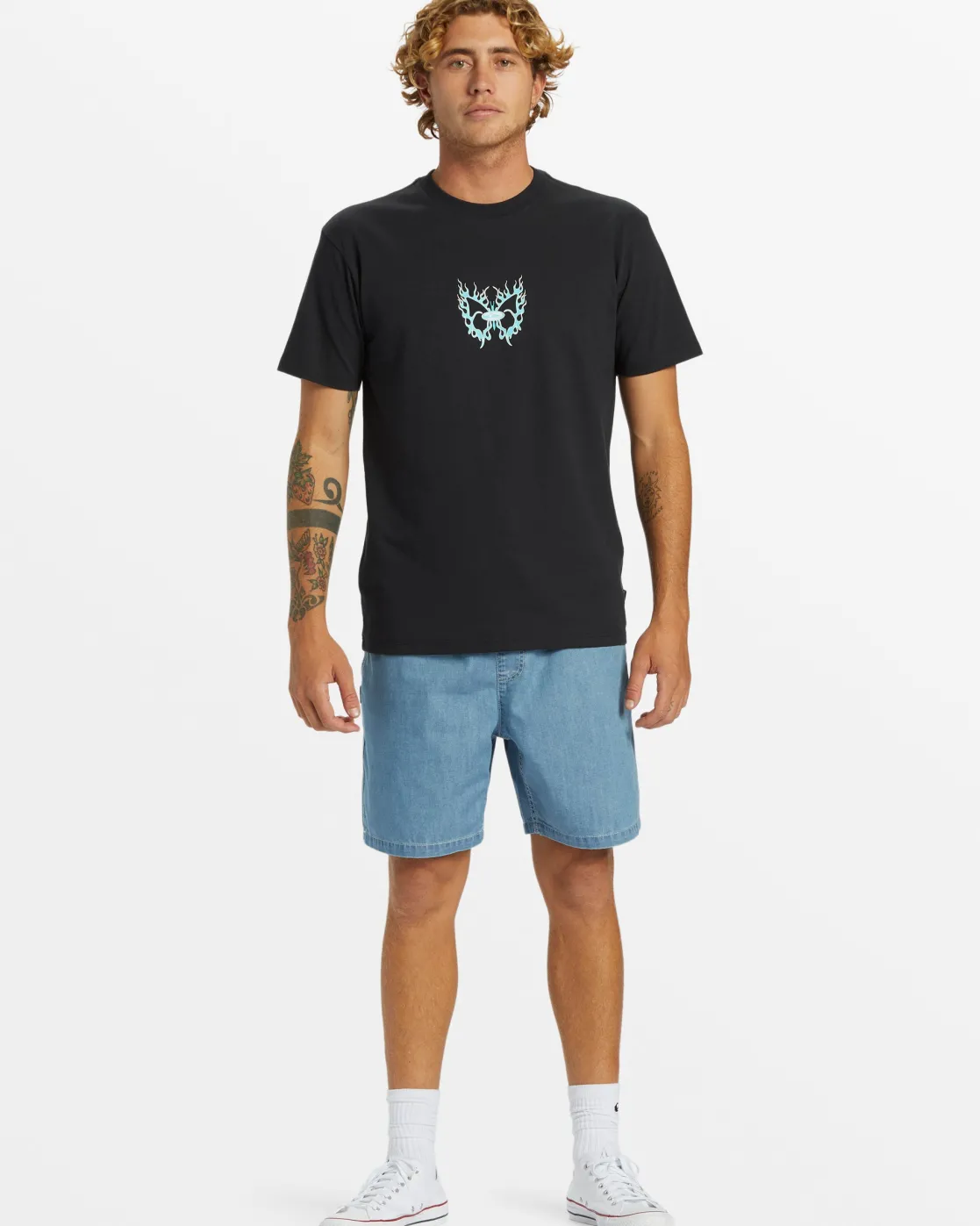 Quiksilver Shorts & Amphibians>Taxer Denim Shorts - 2001STONEWASH