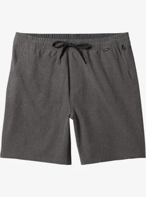 Quiksilver Shorts & Amphibians | Under $100>Taxer Heather Amphibian 18" Hybrid Shorts BLACK