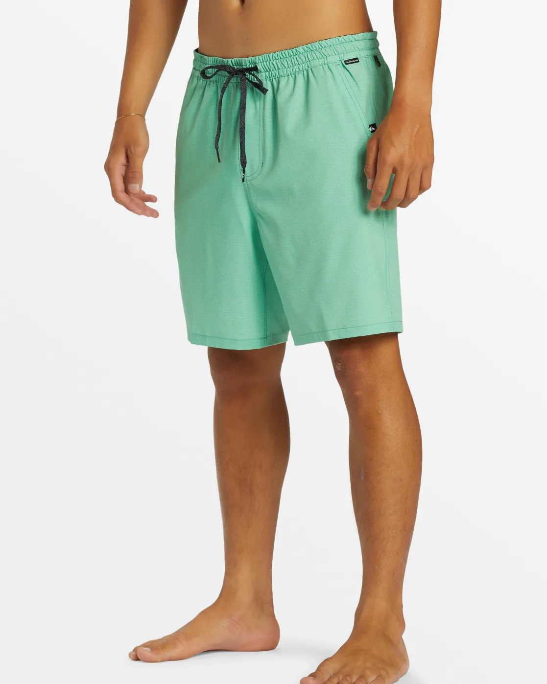Quiksilver Shorts & Amphibians>Taxer Heather Amphibian 18" Hybrid Shorts GREENSPRUCE