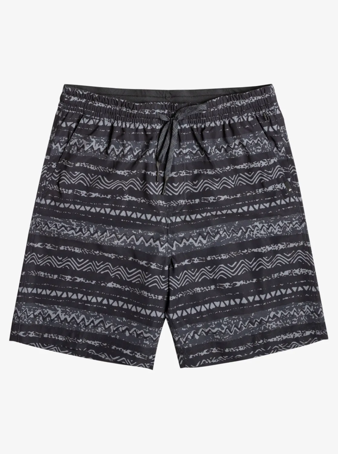 Quiksilver Shorts & Amphibians>Taxer Print 18" Amphibian Boardshorts BLACK