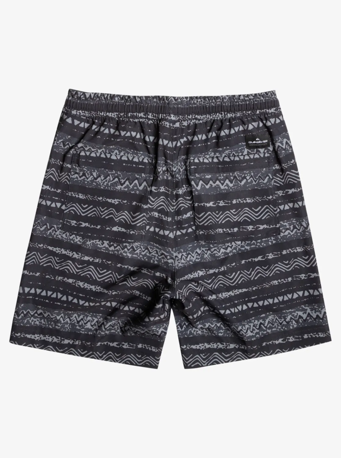 Quiksilver Shorts & Amphibians>Taxer Print 18" Amphibian Boardshorts BLACK