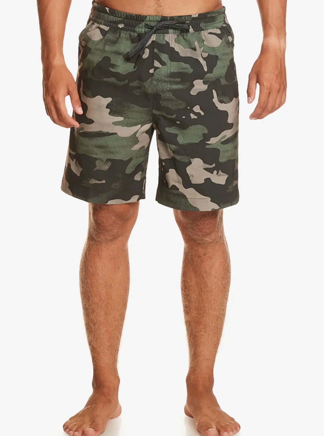 Quiksilver Shorts & Amphibians>Taxer Print 18" Amphibian Boardshorts TARMAC