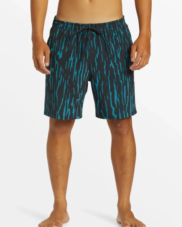 Quiksilver Shorts & Amphibians>Taxer Print Amphibian 18" Hybrid Shorts TARMAC