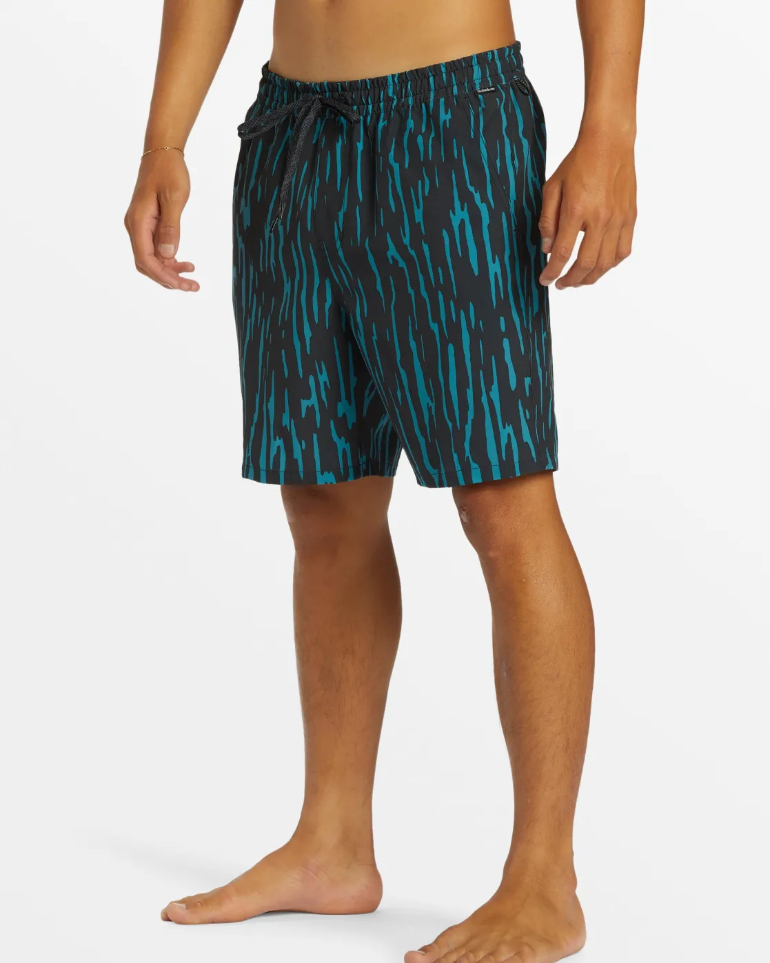 Quiksilver Shorts & Amphibians>Taxer Print Amphibian 18" Hybrid Shorts TARMAC