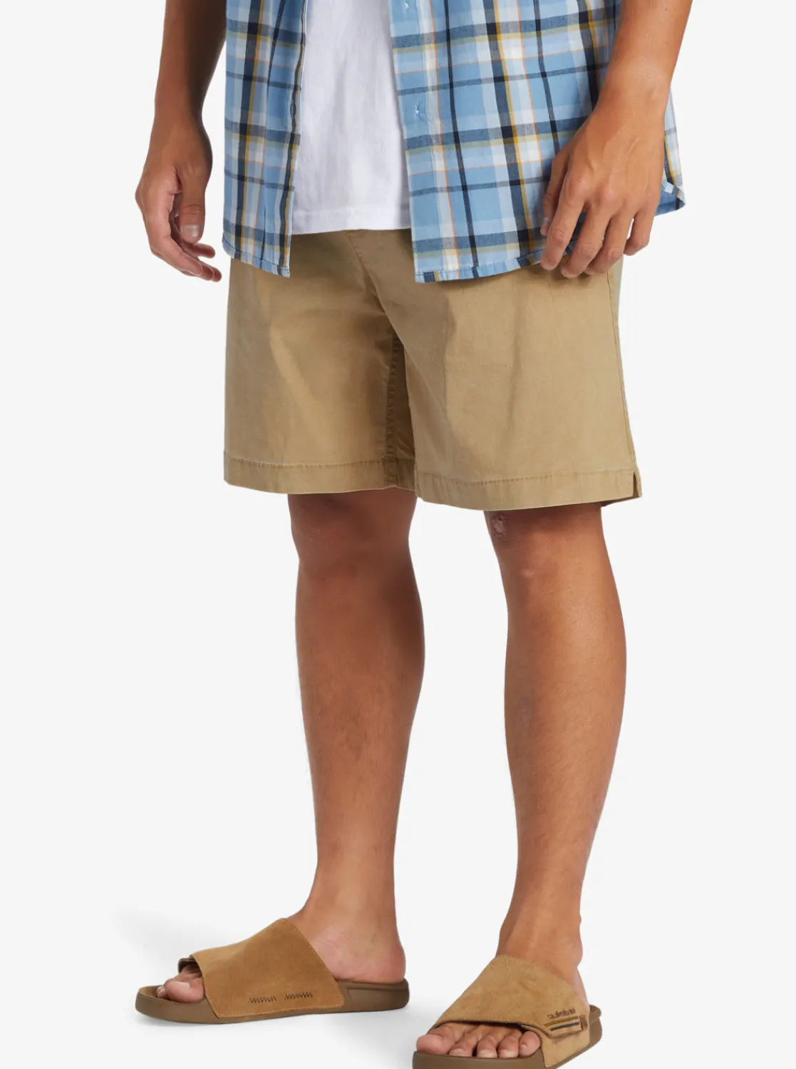 Quiksilver Shorts & Amphibians | Under $100>Taxer Shorts KHAKI