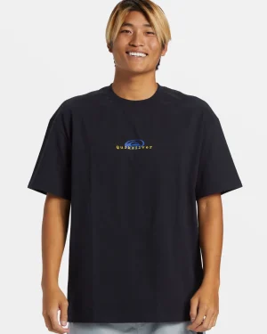 Quiksilver Tees>Thermal Logo T-Shirt BLACK