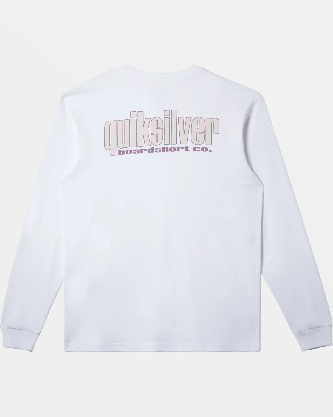 Quiksilver Tees>Three Tree Long Sleeve T-Shirt WHITE