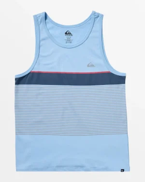 Quiksilver Tees>Tijuana Stripe Tank BLUEBELL