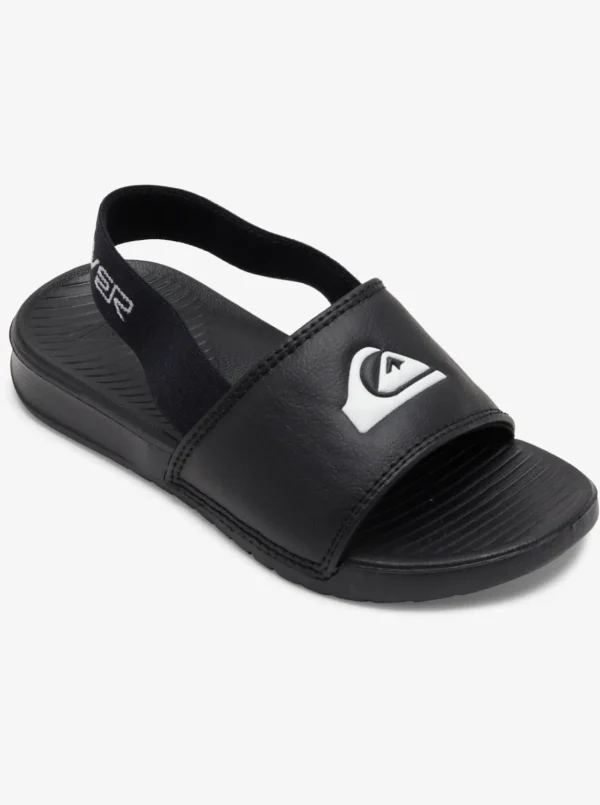 Quiksilver Sandals>Toddlers Bright Coast Strapped Sandals BLACK/WHITE/BLACK