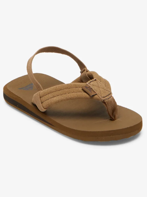 Quiksilver Sandals>Toddlers Carver Suede Core Sandals TAN1
