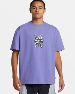 Quiksilver Tees>Trident T-Shirt CORSICANBLUE