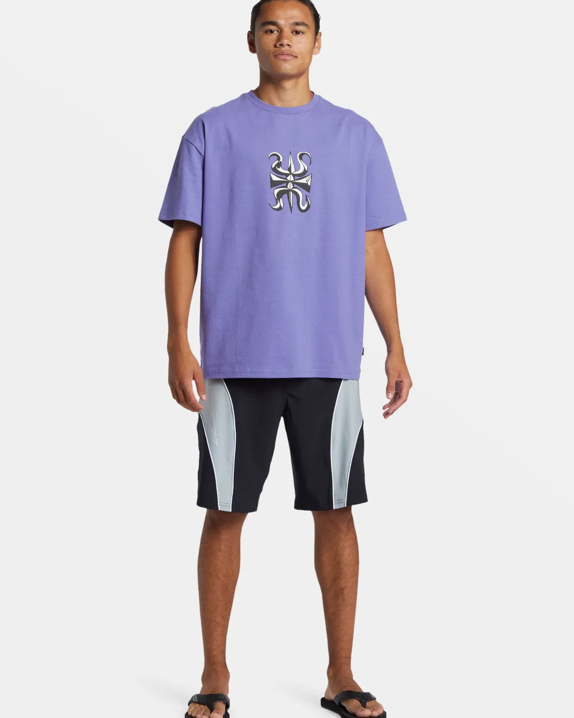 Quiksilver Tees>Trident T-Shirt CORSICANBLUE