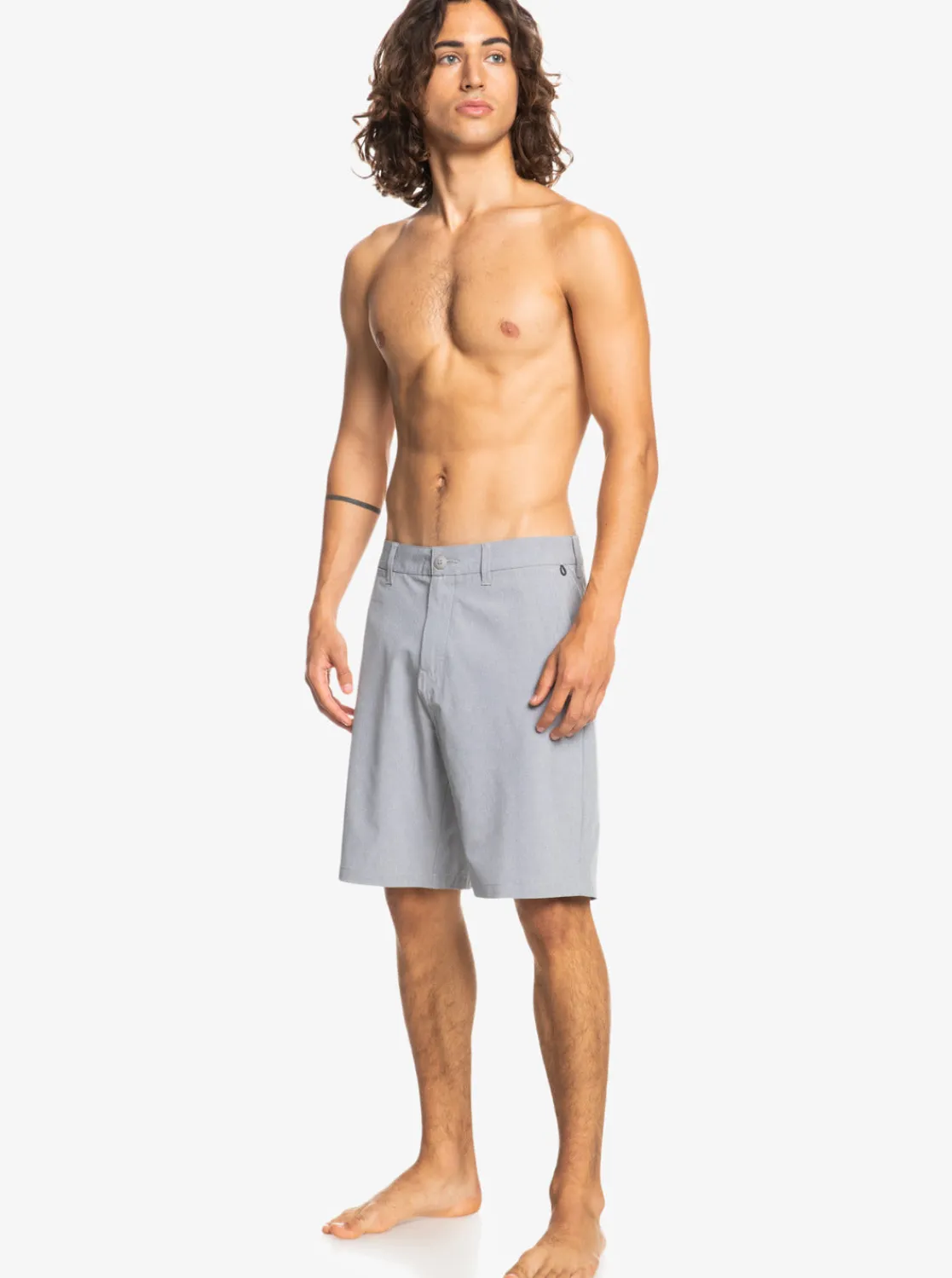 Quiksilver Shorts & Amphibians>Union Heather 20" Amphibian Boardshorts SLEET