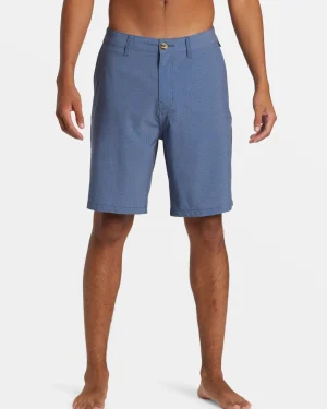 Quiksilver Shorts & Amphibians | Under $100>Union Heather Amphibian 20" Hybrid Shorts VINTAGEINDIGO