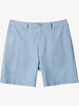 Quiksilver Shorts & Amphibians>Union Heather Amphibian 20" Hybrid Shorts BLUESHADOW