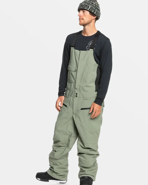Quiksilver Snow Pants>Utility Bib Snow Pants SEASPRAY