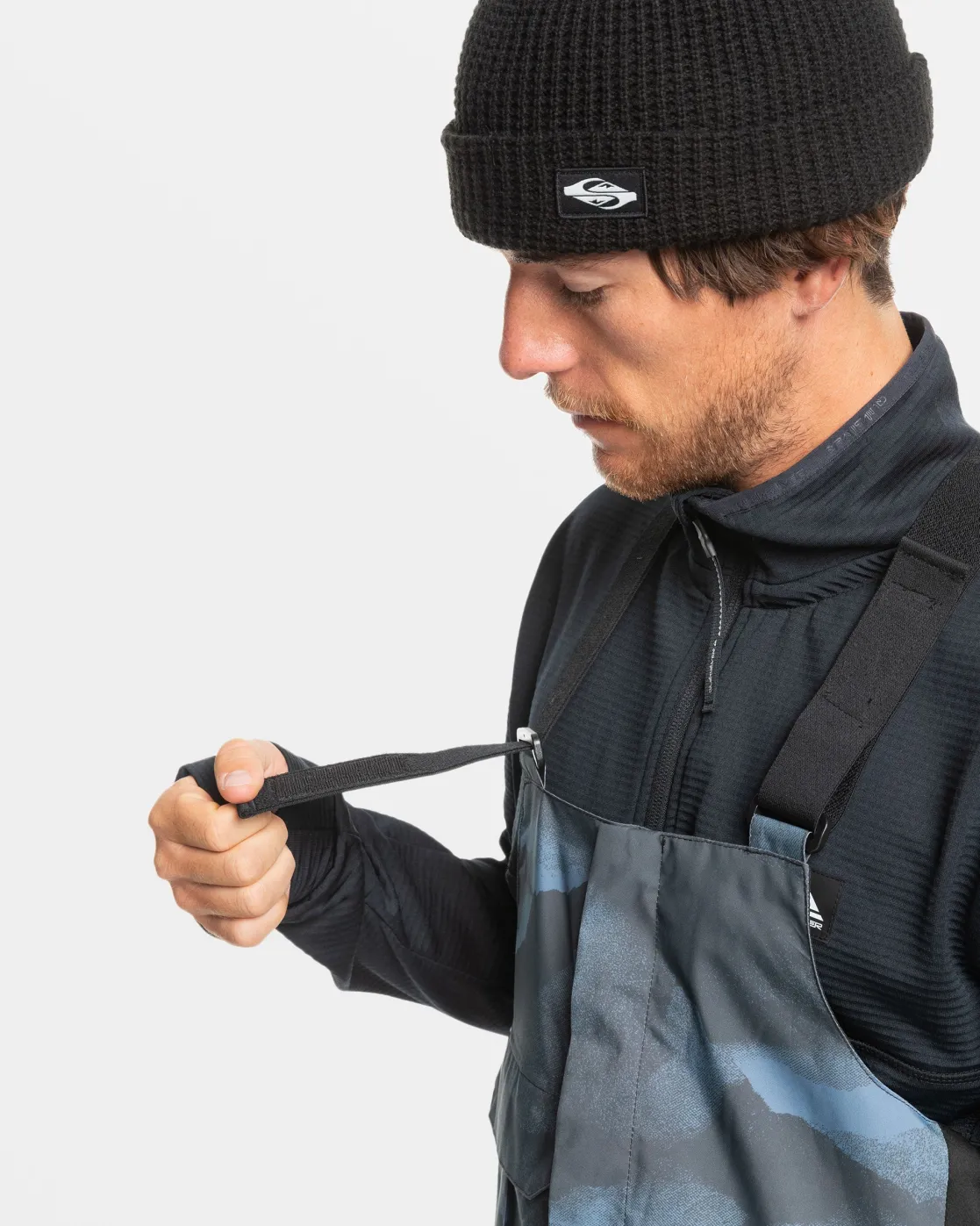 Quiksilver Snow Pants>Utility Bib Snow Pants MOUNTAINSPRAYFLINTSTONE