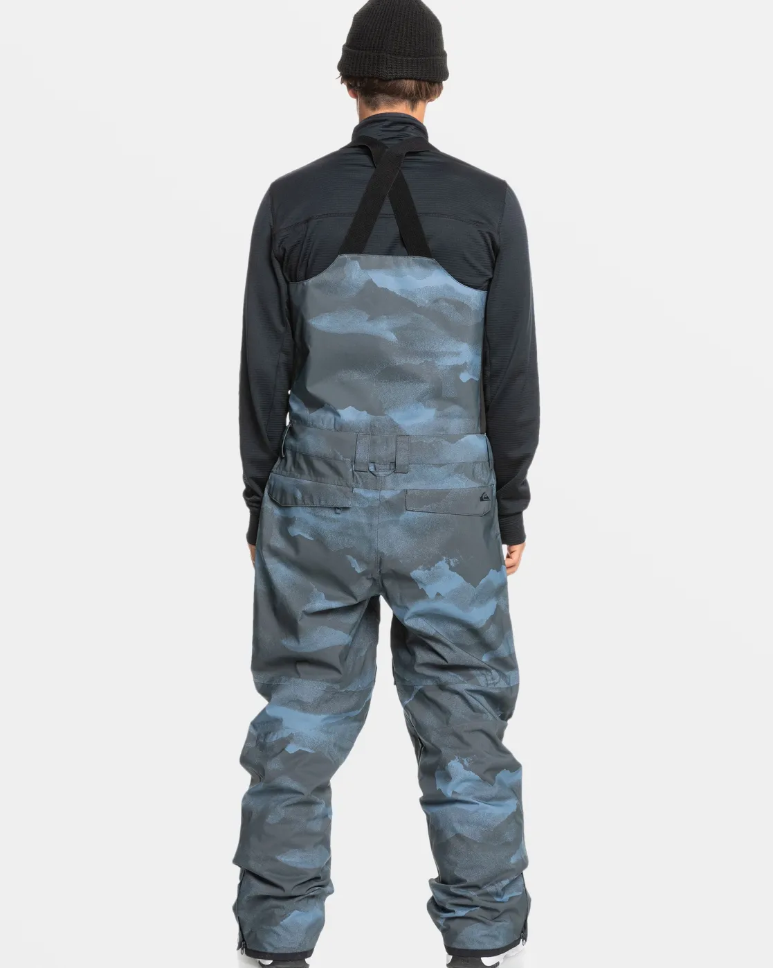Quiksilver Snow Pants>Utility Bib Snow Pants MOUNTAINSPRAYFLINTSTONE