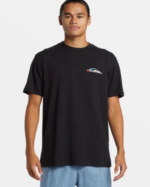 Quiksilver Tees>Warp Drive T-Shirt BLACK