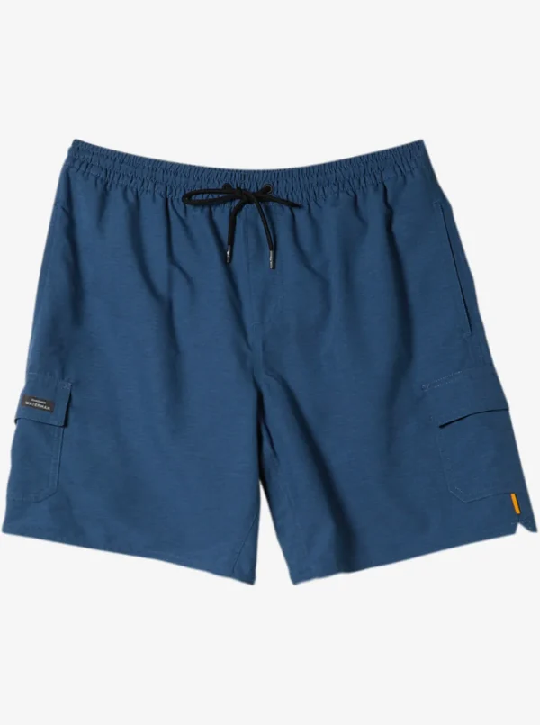 Quiksilver Boardshorts | Boardshorts>Waterman Balance Volley 18" Swim Trunks ENSIGNBLUE