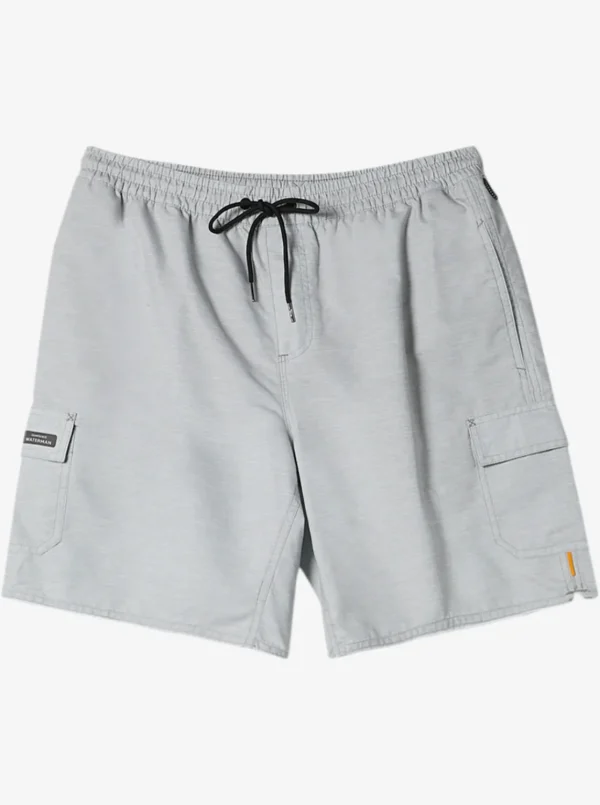 Quiksilver Boardshorts | Boardshorts>Waterman Balance Volley 18" Swim Trunks HEATHERGREY