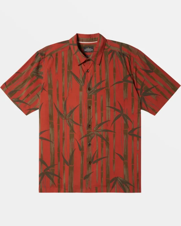 Quiksilver Shirts & Polos | Shirts & Polos>Waterman Bamboo Cove Short Sleeve Shirt TANDORISPICEBAMBOOCOVE