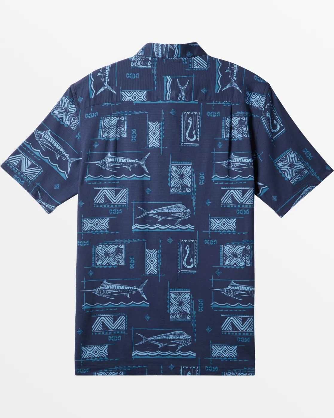 Quiksilver Shirts & Polos | Shirts & Polos>Waterman Big Blue Short Sleeve Shirt MOODINDIGOBIGBLUEWOVEN