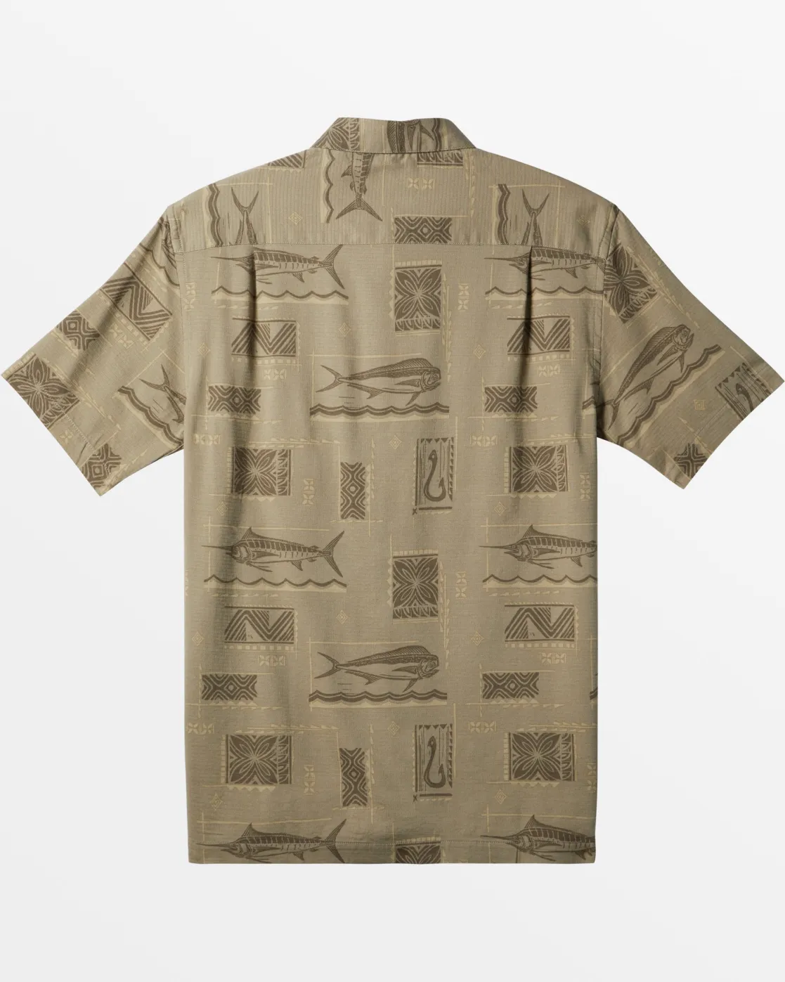 Quiksilver Shirts & Polos | Shirts & Polos>Waterman Big Blue Short Sleeve Shirt TAUPEBIGBLUEWOVEN
