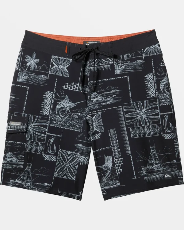 Quiksilver Boardshorts | Boardshorts>Waterman Bill Fish 19" Boardshorts BLACK
