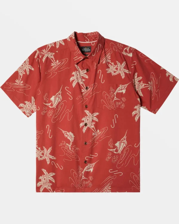 Quiksilver Shirts & Polos | Shirts & Polos>Waterman Bimini Twist Short Sleeve Shirt TANDORISPICEBIMINITWIST