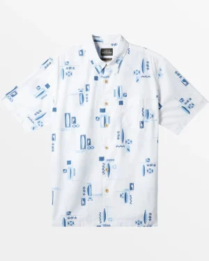 Quiksilver Shirts & Polos>Waterman Boardroom Short Sleeve Shirt WHITEBOARDROOMWOVEN