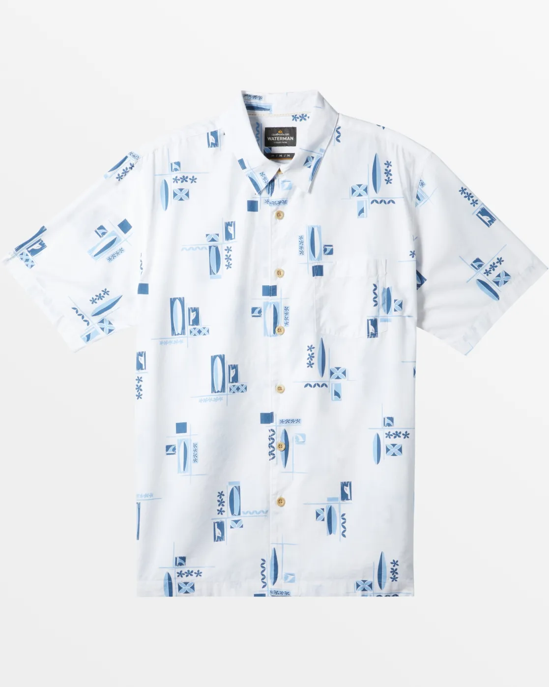 Quiksilver Shirts & Polos>Waterman Boardroom Short Sleeve Shirt WHITEBOARDROOMWOVEN