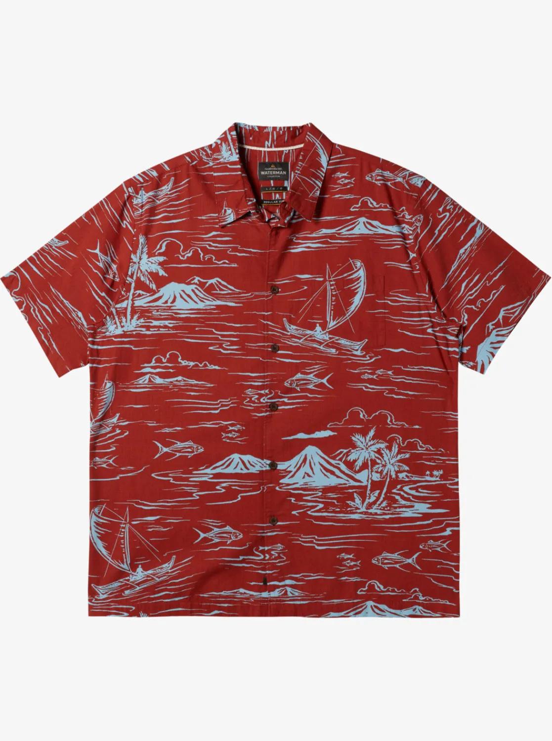 Quiksilver Shirts & Polos>Waterman Day Dreamer Shirt FIREDAYDREAMERWOVEN