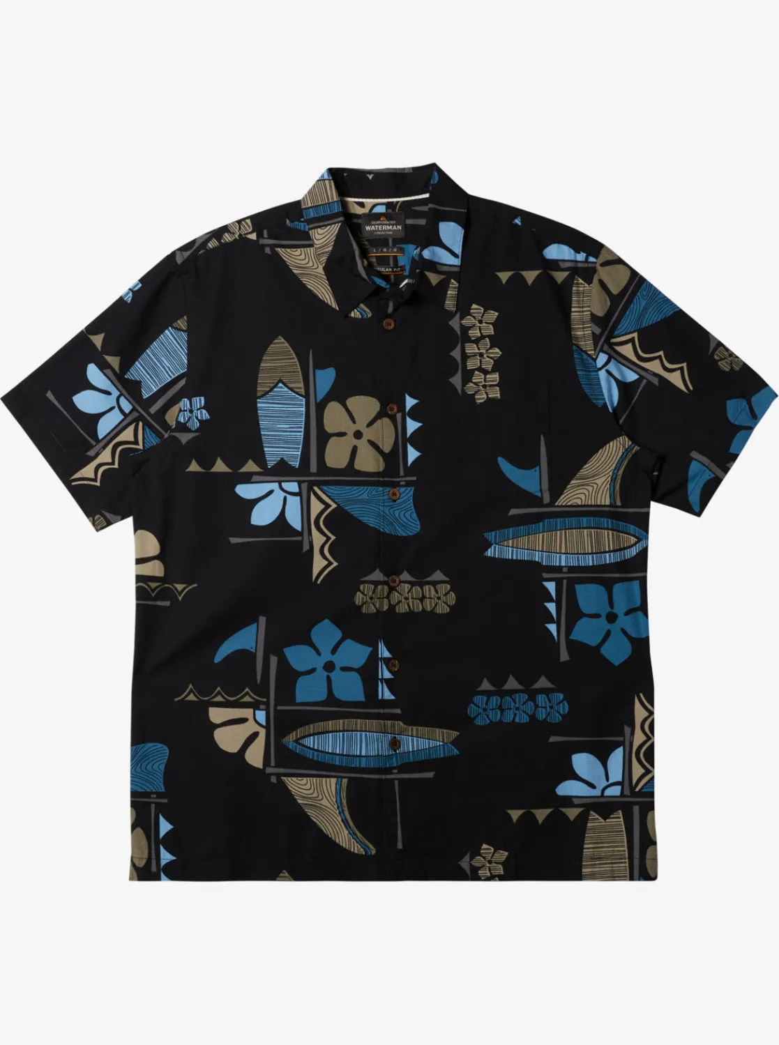 Quiksilver Shirts & Polos>Waterman Legends Shirt BLACKLEGENDSWOVEN