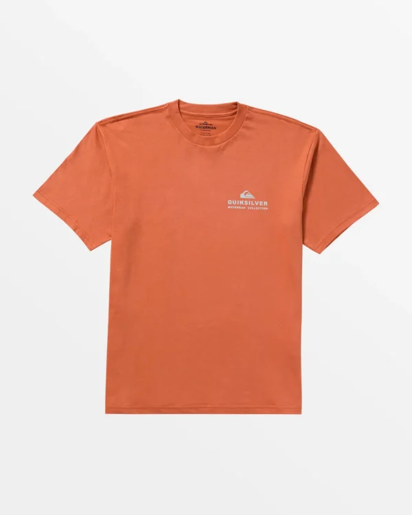 Quiksilver Tees | Tees>Waterman Line Up T-Shirt MANGO