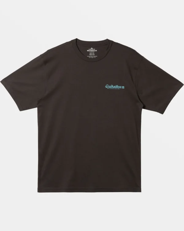 Quiksilver Tees | Tees>Waterman Mahi Madness T-Shirt TARMAC