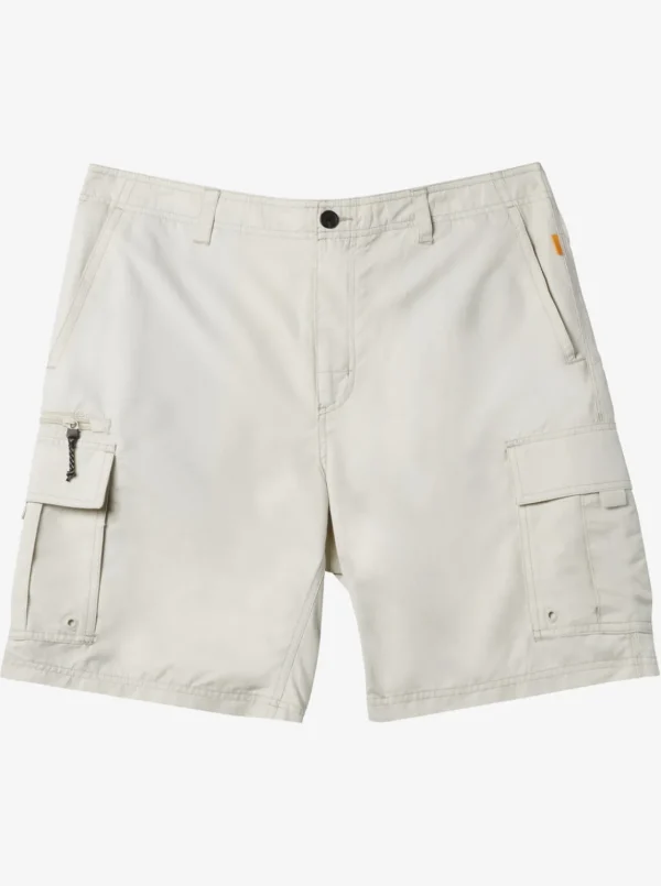 Quiksilver Shorts & Amphibians | Shorts & Amphibians>Waterman Maldive Atoll Cargo 20" Shorts SILVERBIRCH