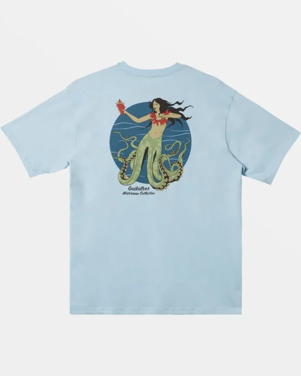 Quiksilver Tees | Tees>Waterman Octo Maiden T-Shirt DREAMBLUE