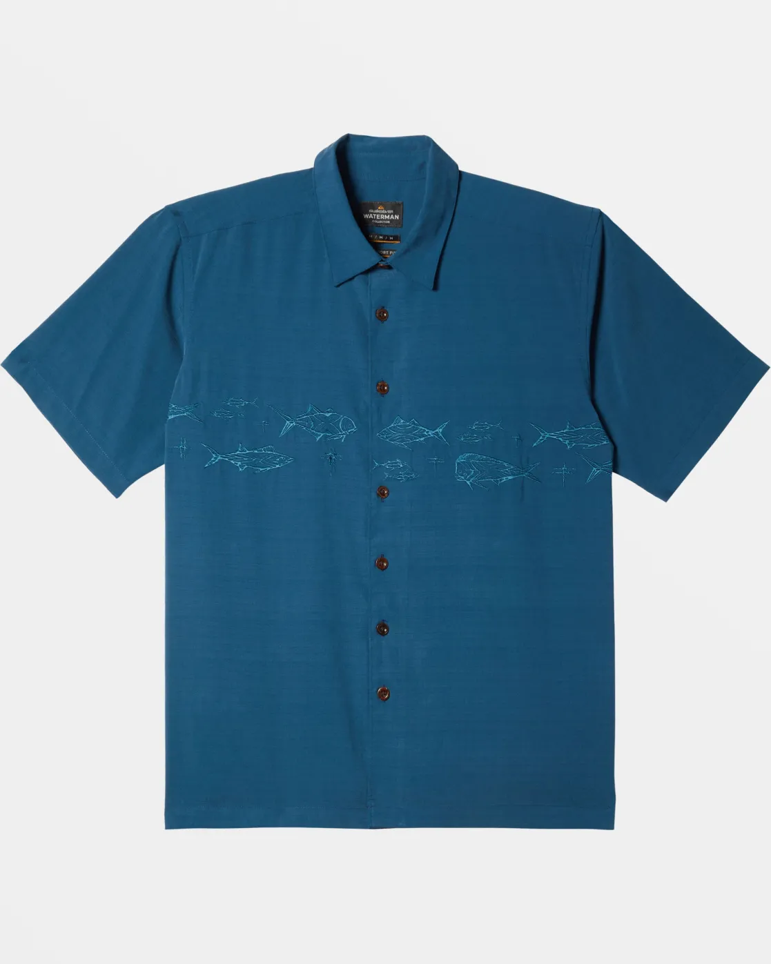 Quiksilver Shirts & Polos | Shirts & Polos>Waterman Offshore Short Sleeve Shirt MAJOLICABLUE
