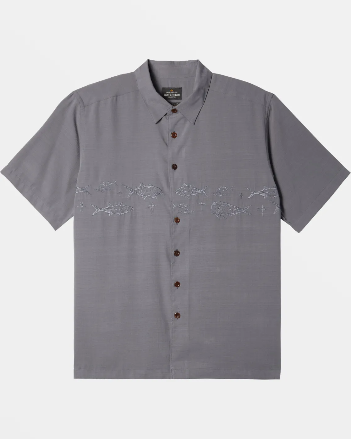 Quiksilver Shirts & Polos | Shirts & Polos>Waterman Offshore Short Sleeve Shirt SMOKEDPEARL