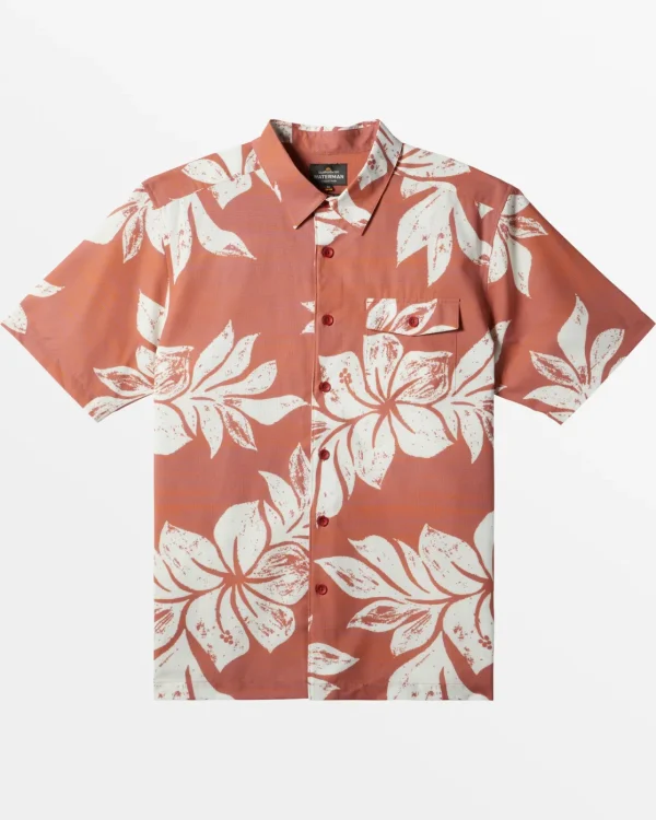 Quiksilver Shirts & Polos | Shirts & Polos>Waterman Pelican Point Short Sleeve Shirt FIREPELICANPOINTWOVEN