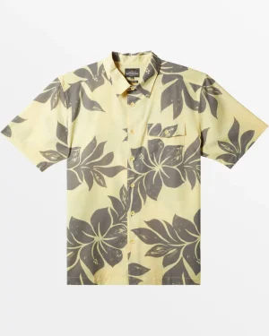Quiksilver Shirts & Polos>Waterman Pelican Point Short Sleeve Shirt PINEAPPLEPELICANPOINTWOVEN