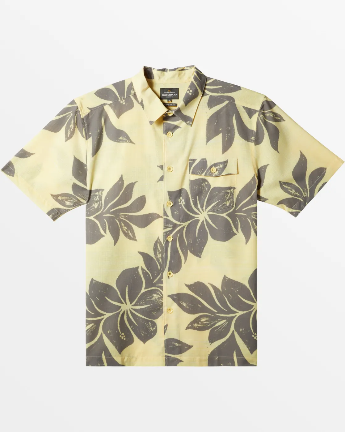 Quiksilver Shirts & Polos>Waterman Pelican Point Short Sleeve Shirt PINEAPPLEPELICANPOINTWOVEN